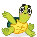 Bobby the Turtle emoji 👋