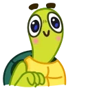Bobby the Turtle emoji ☝️