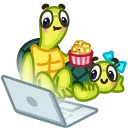 Bobby the Turtle emoji 🍿