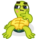 Эмодзи Bobby the Turtle 🤔