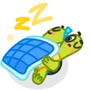 Bobby the Turtle emoji 😴