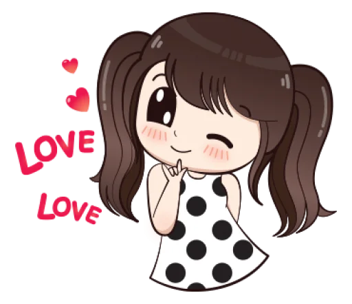 Telegram Sticker «Boobib love love» ?