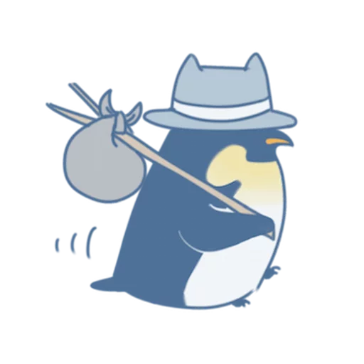 Bobo the Baby penguin by Lynol emoji 👋