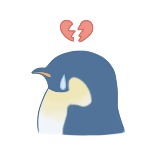 Стікер Bobo the Baby penguin by Lynol 💔