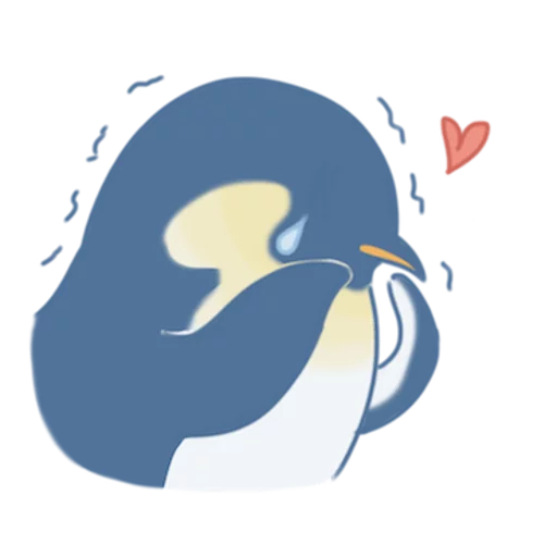Bobo the Baby penguin by Lynol emoji 😢