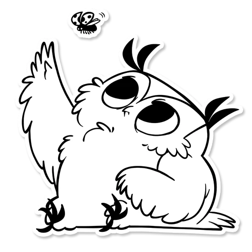 Boggart Owl stiker 🐞