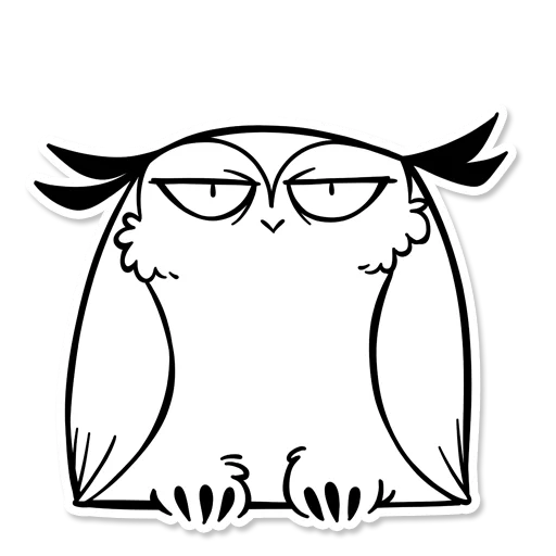 Стикер Boggart Owl 👿