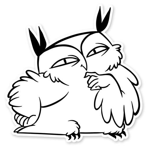 Стикер Boggart Owl 😏
