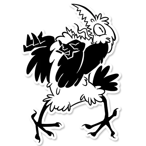 Telegram stiker «Boggart Owl» 👹