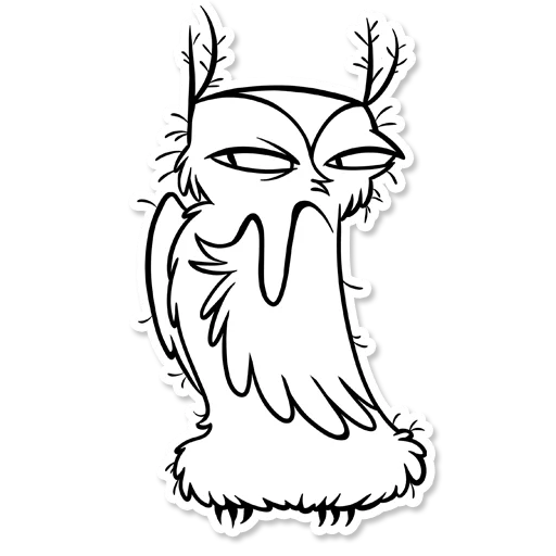 Стикер Boggart Owl 🌿