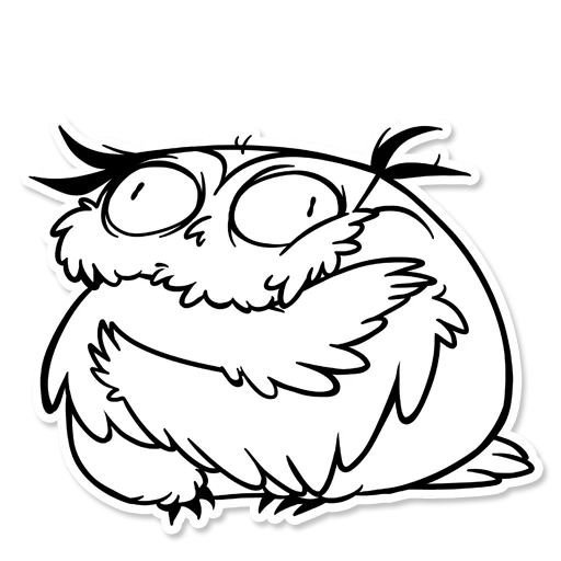 Стікер Boggart Owl 💊