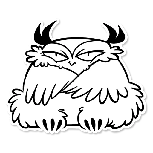 Стікер Boggart Owl 😼
