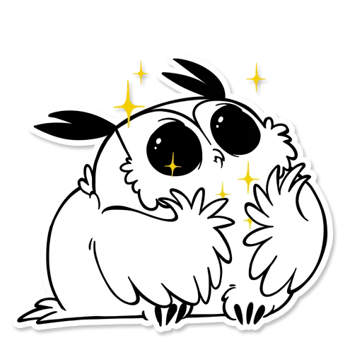 Boggart Owl stiker 👽