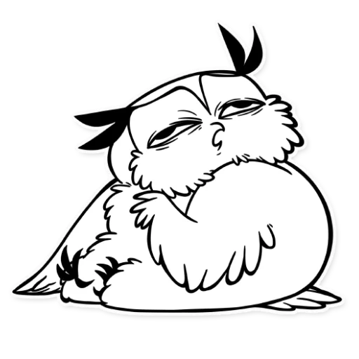 Boggart Owl stiker 😦