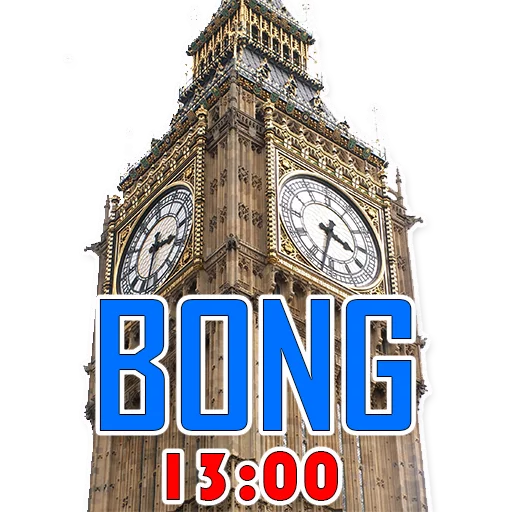 Big Ben Bong! emoji ⏰