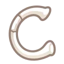 Эмодзи Bony Font Emoji 💀