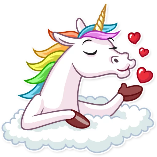 Стикер Telegram «Unicorn» 