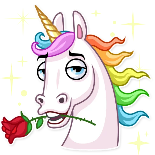 Telegram Sticker «Unicorn» 