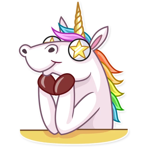 Unicorn emoji 