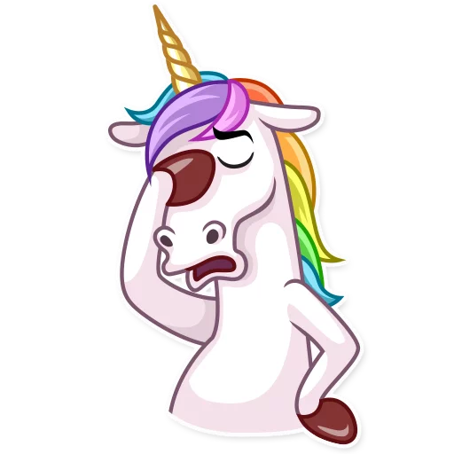 Telegram Sticker «Unicorn» 