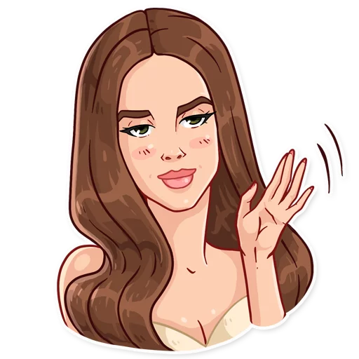 Lana Del Rey emoji 👋