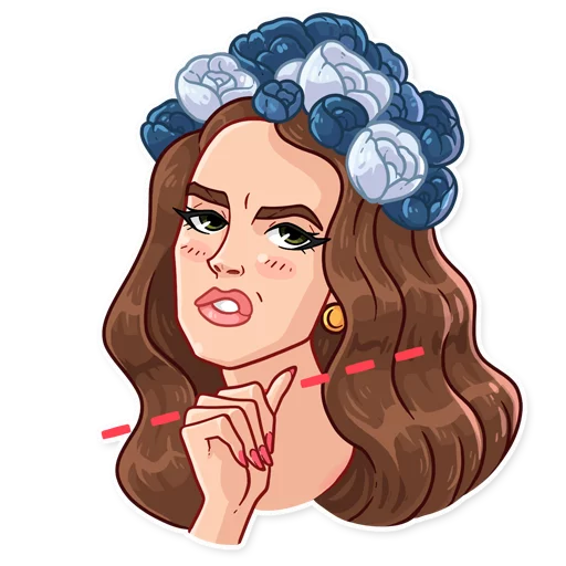Lana Del Rey emoji 😡
