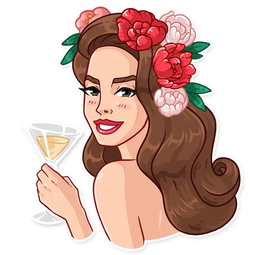 Lana Del Rey emoji 🍸