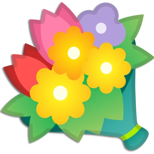 Telegram stickers Guldasta Flowers 