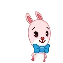 Bowtie Bunny emoji 🧠