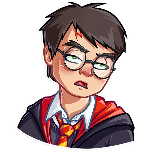 Telegram stiker «Harry Potter» 😑