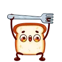 Bread Toast stiker 🔥