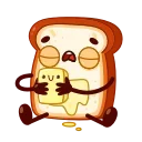 Емодзі Bread Toast 🙌