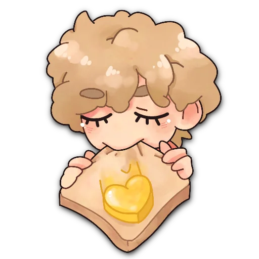 Telegram stickers Bread and butter