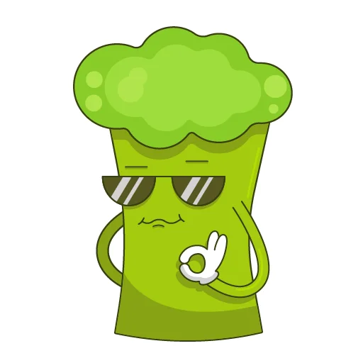 Telegram stickers Broccoli Brock