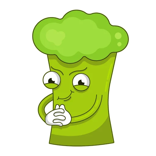 Стикер Telegram «Broccoli Brock» 😏