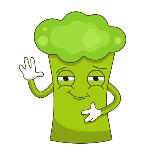 Broccoli Brock emoji ✋