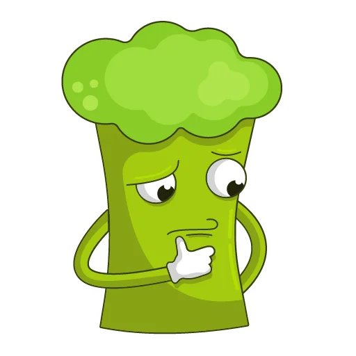 Broccoli Brock sticker 🤔