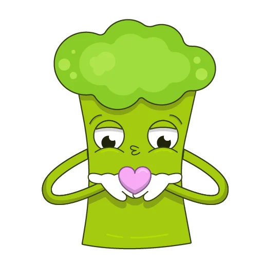 Broccoli Brock sticker ❤️