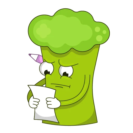 Стикер Telegram «Broccoli Brock» ?