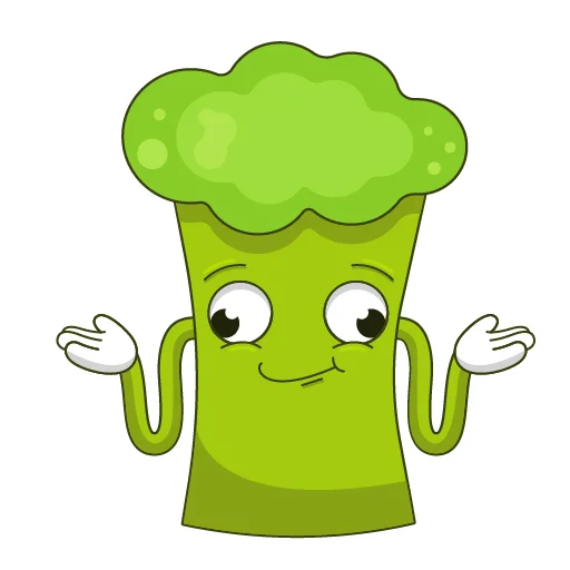 Стікер Telegram «Broccoli Brock» 🤪