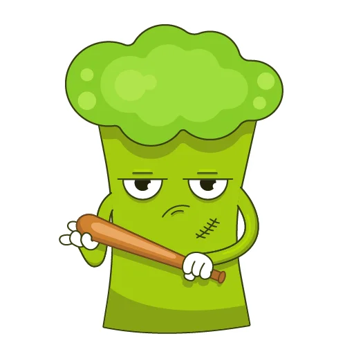 Стикер Broccoli Brock 😠