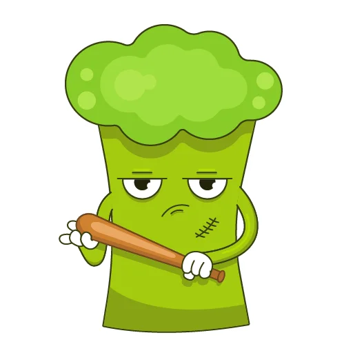 Broccoli Brock sticker 😠