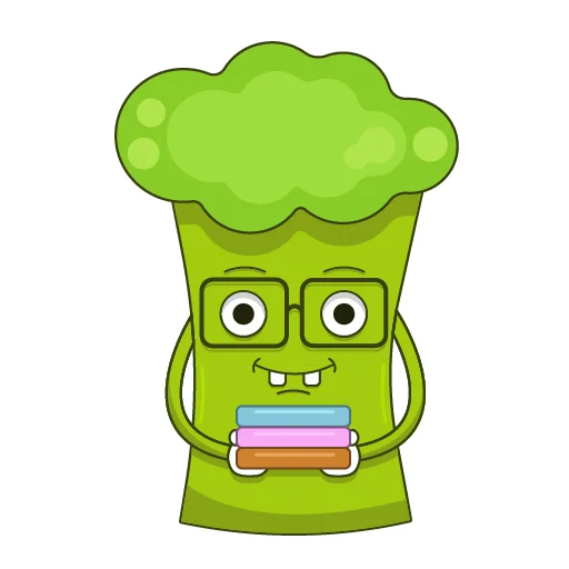 Broccoli Brock sticker 🤓