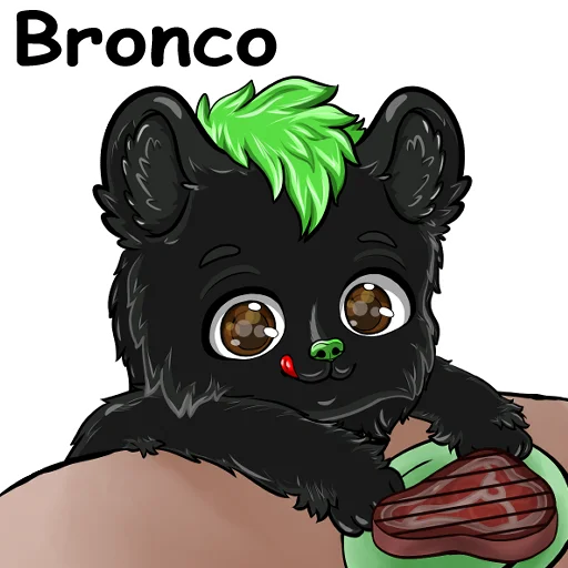 Telegram Sticker «Bronco» 🥩