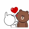 Brown & Cony  emoji ❤️