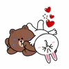 Telegram emoji Brown & Cony