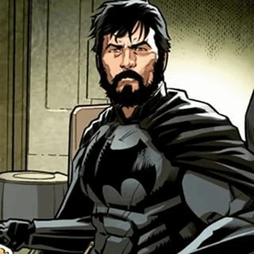 Стикер Telegram «Bruce Wayne» 😙