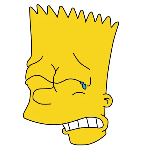 Bart sticker 😢