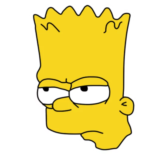 Bart stiker 😠