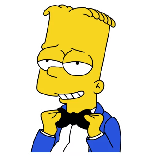Стікер Telegram «Bart» 🎩